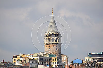 Galata Tower, Istanbul views Stock Photo