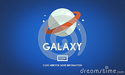 Galaxy Astrology Planet Gravity Concept Stock Photo