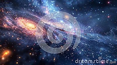 In this galaxy of data data scientists are the astronomers discovering insights and patterns within the chaos Stock Photo