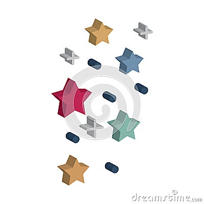 Galaxy Isometric vector icon which can easily modify or edit Vector Illustration