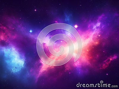 Galaxy and Milky Way wallpaper and background Stock Photo
