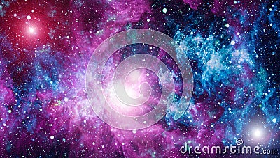 Galaxy in space, beauty of universe, black hole. Elements furnished by NASA Stock Photo