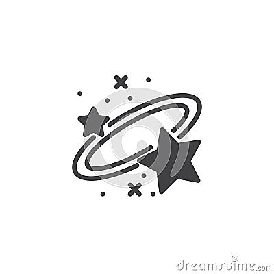 Galaxy icon vector Vector Illustration