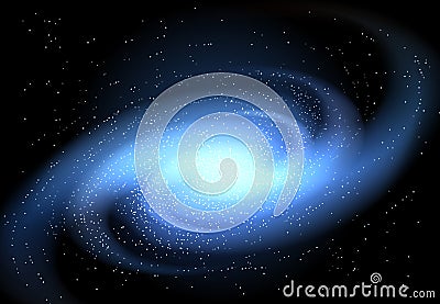 Galaxy vector background Vector Illustration