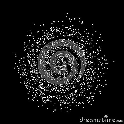 Galaxy - vector involute illustration Vector Illustration