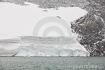 Galdhopiggen glacier. Jotunheimen national park. Route 55. Norwegian winter Stock Photo