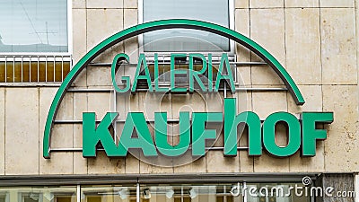 GALERIA KAUFHOF Logo Editorial Stock Photo