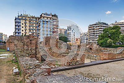 Galerius Palace Complex, Thessaloniki, Greece Stock Photo