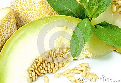 Galia melon Stock Photo