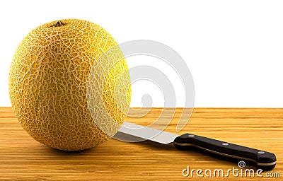 Galia Melon Stock Photo