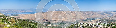 Galilee and Golan Heights Stock Photo