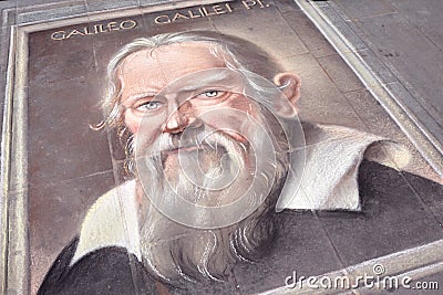 Galileo Galilei Portrait Editorial Stock Photo