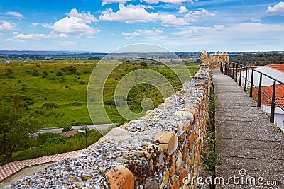 Galisteo village in Caceres of Extremadura Stock Photo