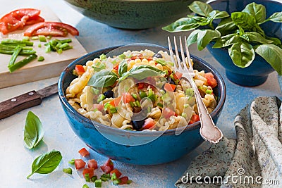 Galletti pasta salad Stock Photo