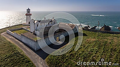 Galley head lighthouse. county Cork. Ireland Stock Photo