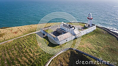 Galley head lighthouse. county Cork. Ireland Stock Photo