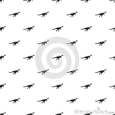 Gallimimus dinosaur pattern vector Vector Illustration