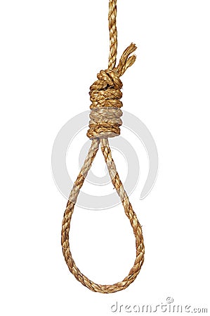 Gallows noose Stock Photo