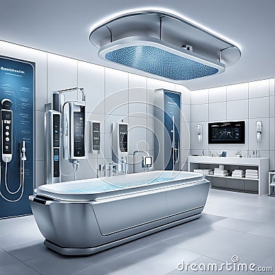galvanic bath therapy center Stock Photo
