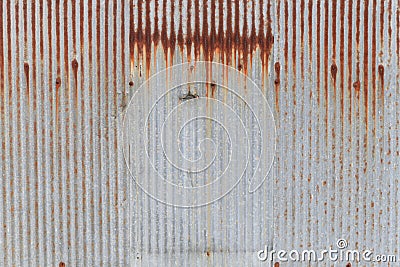 galvanized iron steel plates with rust Stock Photo