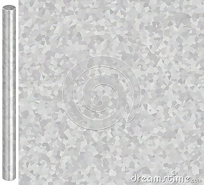 Galvanized Steel Texture (For Metal Tubes) Stock Photo