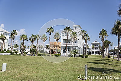 Galveston beach breeze and sea Editorial Stock Photo