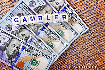 Gambler Stock Photo