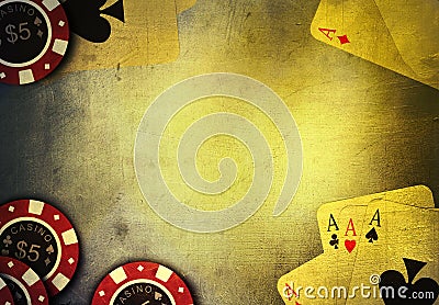 Gambling background Stock Photo