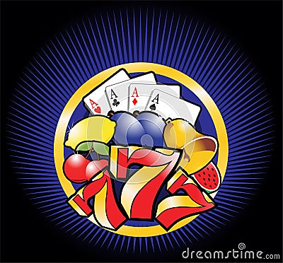 Gambling Casino Icon Vector Illustration