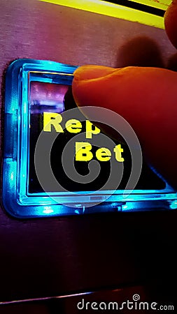 Gambling in casino Stock Photo