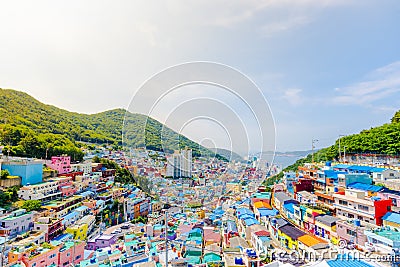 Gamcheon Culture Village,Busan, South Korea Stock Photo
