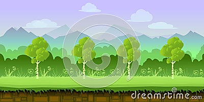 Game background 2d application. Vector design. Vector Illustration