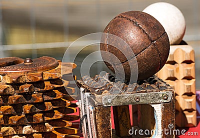 Game of the Ball with the Bracelet - Treia Italy Stock Photo