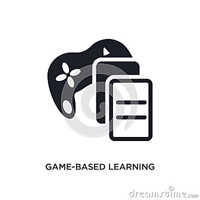 game-based learning isolated icon. simple element illustration from e-learning and education concept icons. game-based learning Vector Illustration