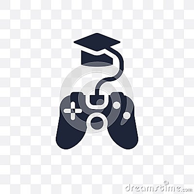 game-based learning transparent icon. game-based learning symbol Vector Illustration