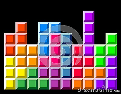 Game blocks Stock Photo