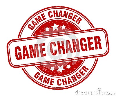 game changer stamp. game changer round grunge sign. Vector Illustration