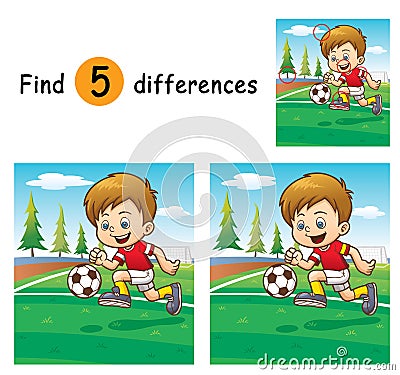 Game for Children Vector Illustration