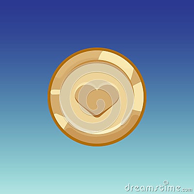 Game coin vector Vector Illustration