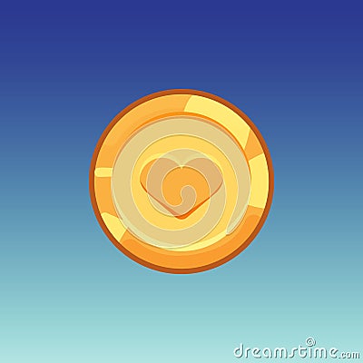 Game coin vector Vector Illustration