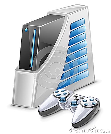 Game Console Vector Illustration
