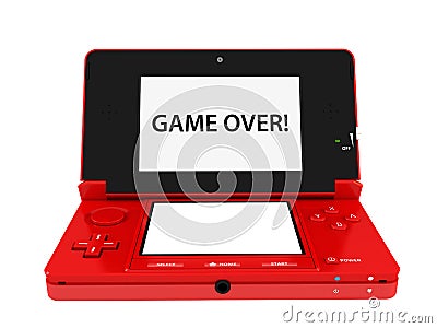 Game Console Portable Nintendo 3DS Stock Photo