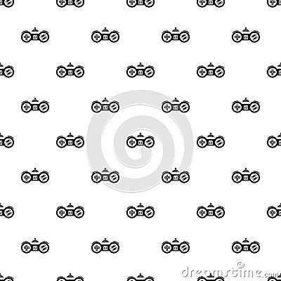 Game controller joystick pattern, simple style Vector Illustration