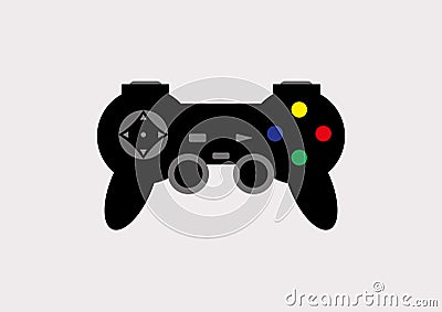 Game joystick. Vector illustration. Joystick for video games. Vector Illustration