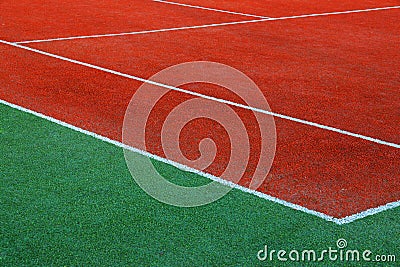 Game of lines, corners and colors Stock Photo