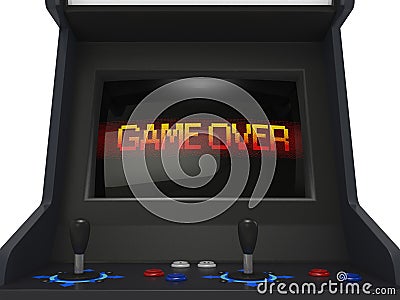 Game Over Stock Photo