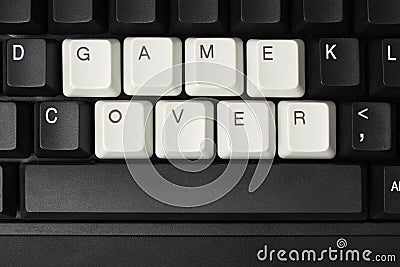 Game over Stock Photo