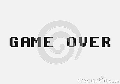 Game over Vector Illustration