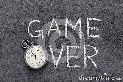 Game over Stock Photo