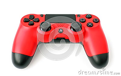 Game Pad for Console SONY PlayStation 4 Editorial Stock Photo